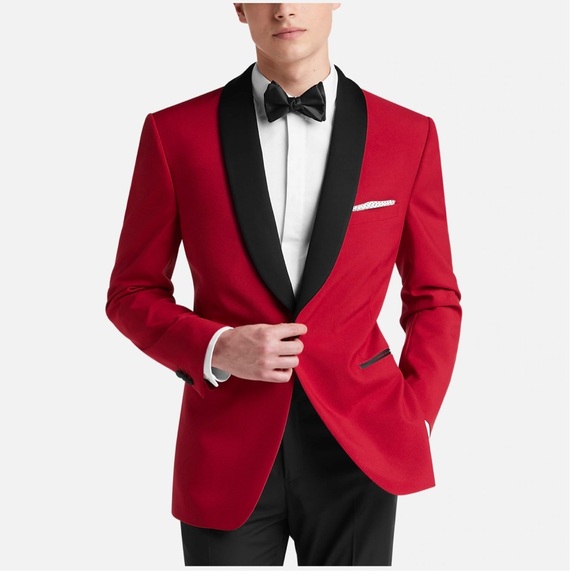 Mens Egara Slim Fit Dinner Jacket, Size 38